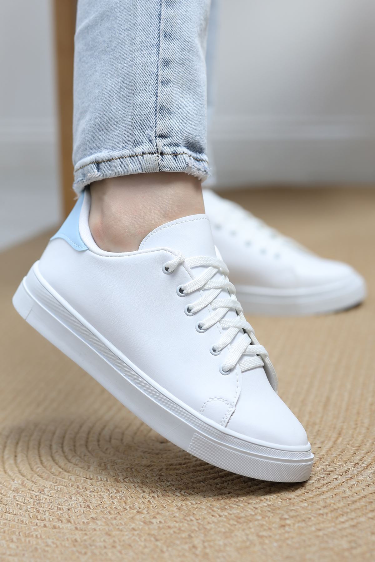 Kalın Tbn Günlük Ayakkabı Beyazmavi - 8585.264.