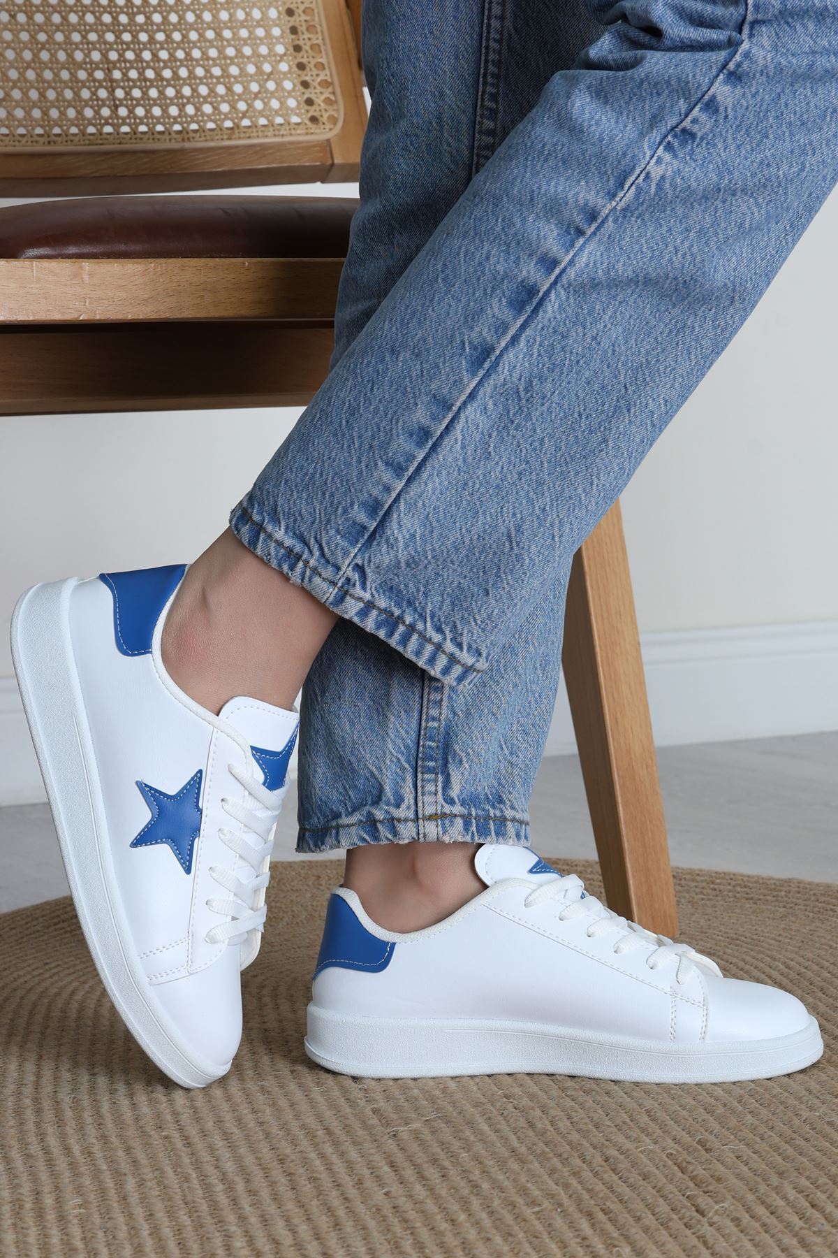 Yıldızlı Spor Ayakkabı Beyazlaci - 31295.264.