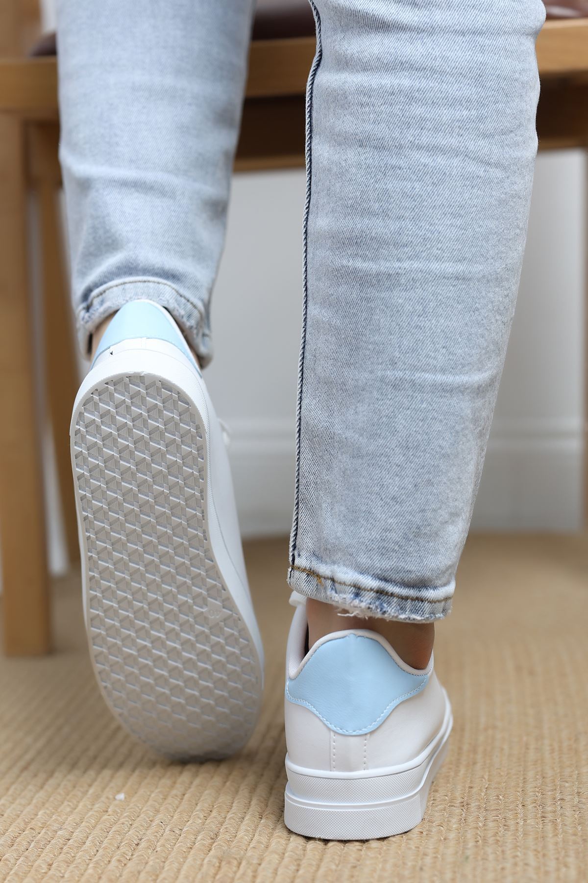 Kalın Tbn Günlük Ayakkabı Beyazmavi - 8585.264.