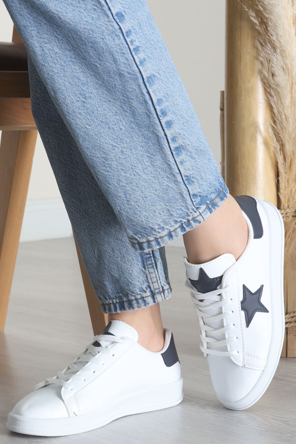 Yıldızlı Spor Ayakkabı Beyazlaci2 - 31295.264.