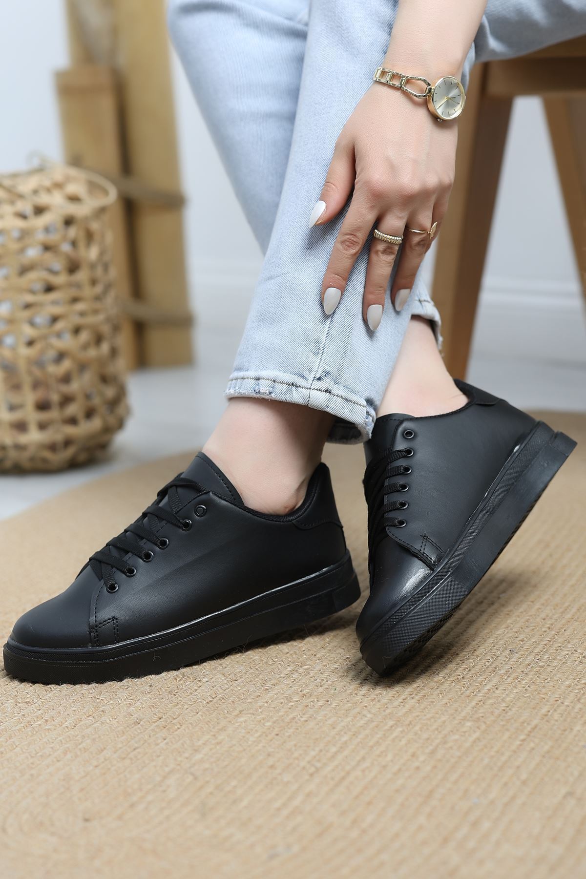 Kalın Tbn Günlük Ayakkabı Siyah - 8585.264.