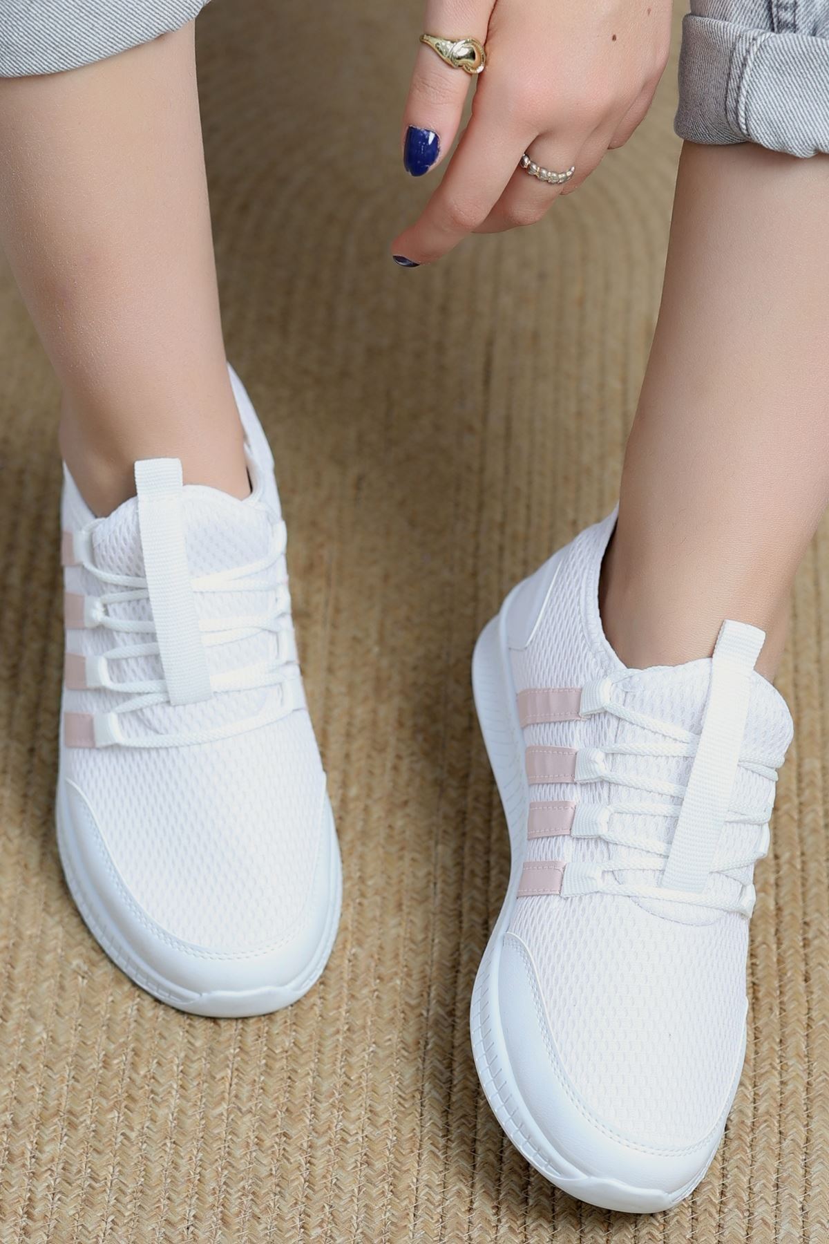 Günlük Spor Ayakkabı Beyazpudra - 30305.264.