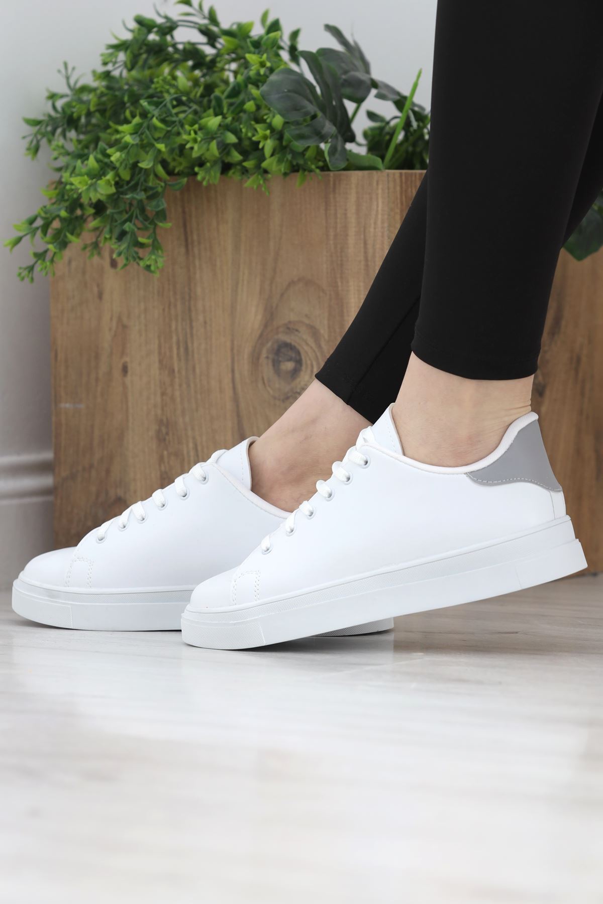 Kalın Tbn Günlük Ayakkabı Beyazgri - 8585.264.
