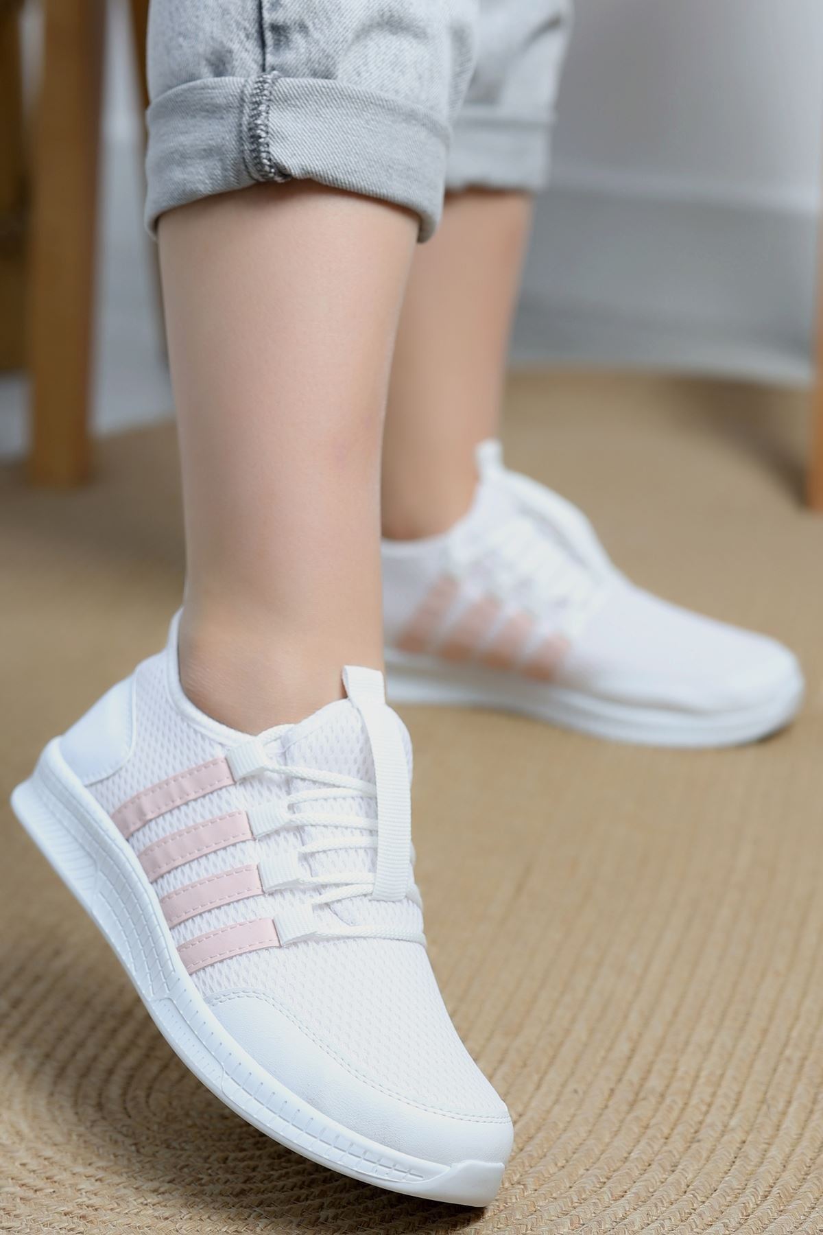 Günlük Spor Ayakkabı Beyazpudra - 30305.264.