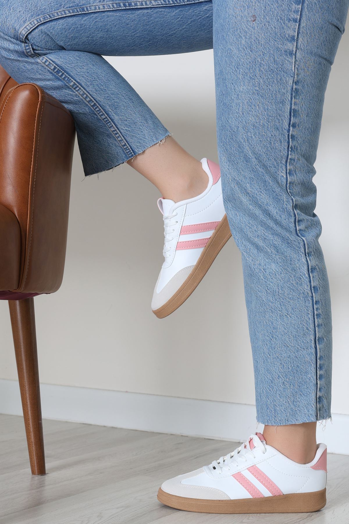 Spor Günlük Ayakkabı Pembebeyaz - 31680.264.