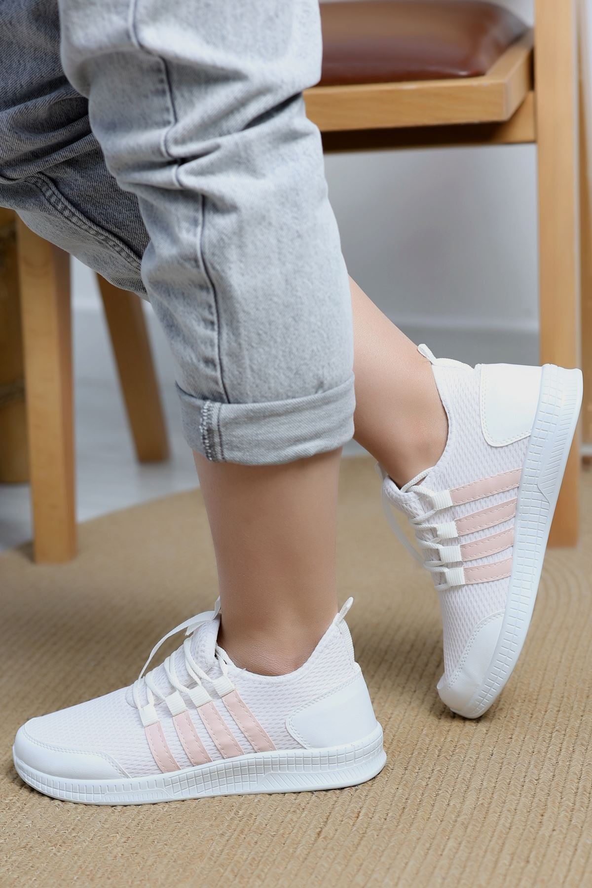 Günlük Spor Ayakkabı Beyazpudra - 30305.264.