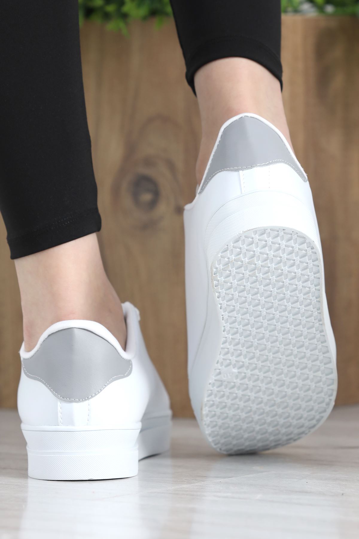 Kalın Tbn Günlük Ayakkabı Beyazgri - 8585.264.