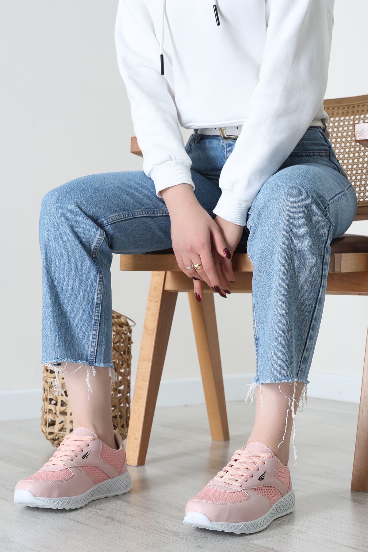 Spor Günlük Ayakkabı Pudra - 31819.264.