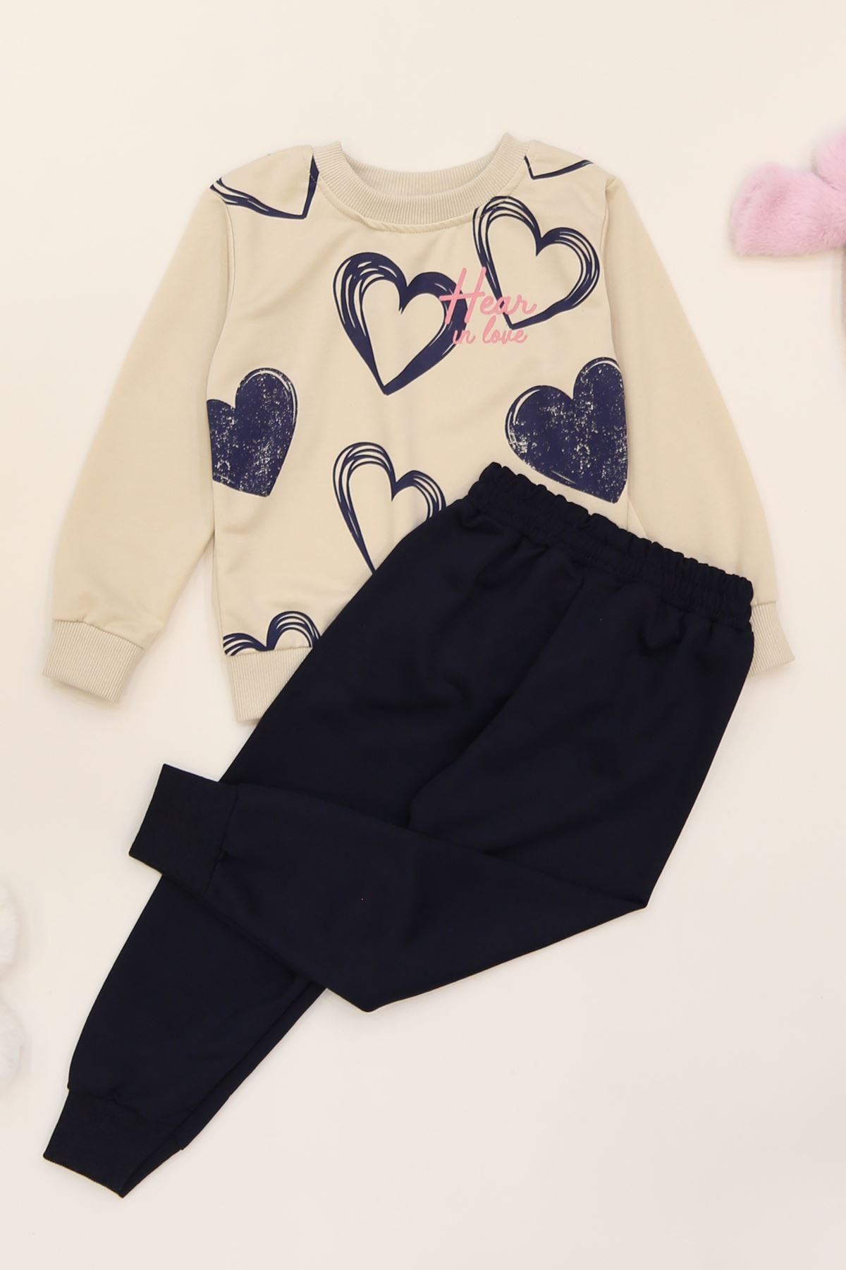 3-8 Yaş 2 İplik İkili Takım Lacivert - 50926.1776.