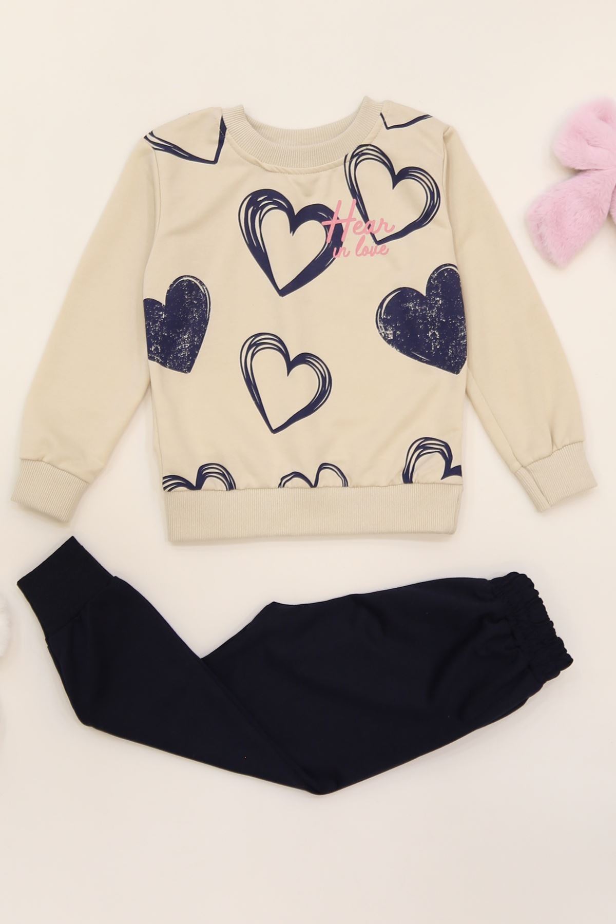 3-8 Yaş 2 İplik İkili Takım Lacivert - 50926.1776.