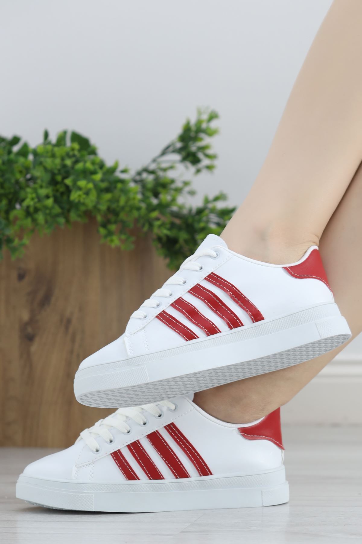 Günlük Ayakkabı Beyazkırmızı - 9151.264.