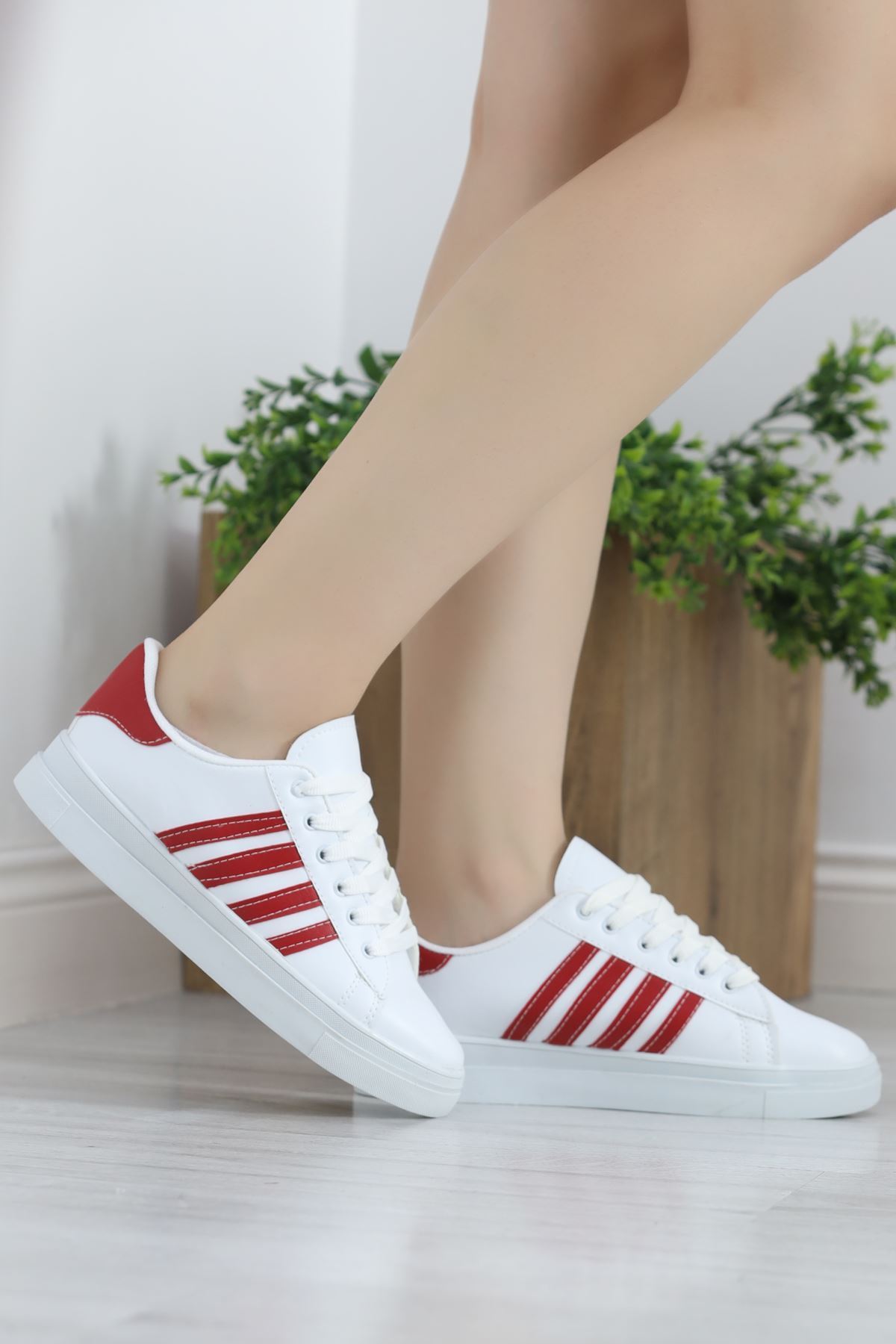 Günlük Ayakkabı Beyazkırmızı - 9151.264.