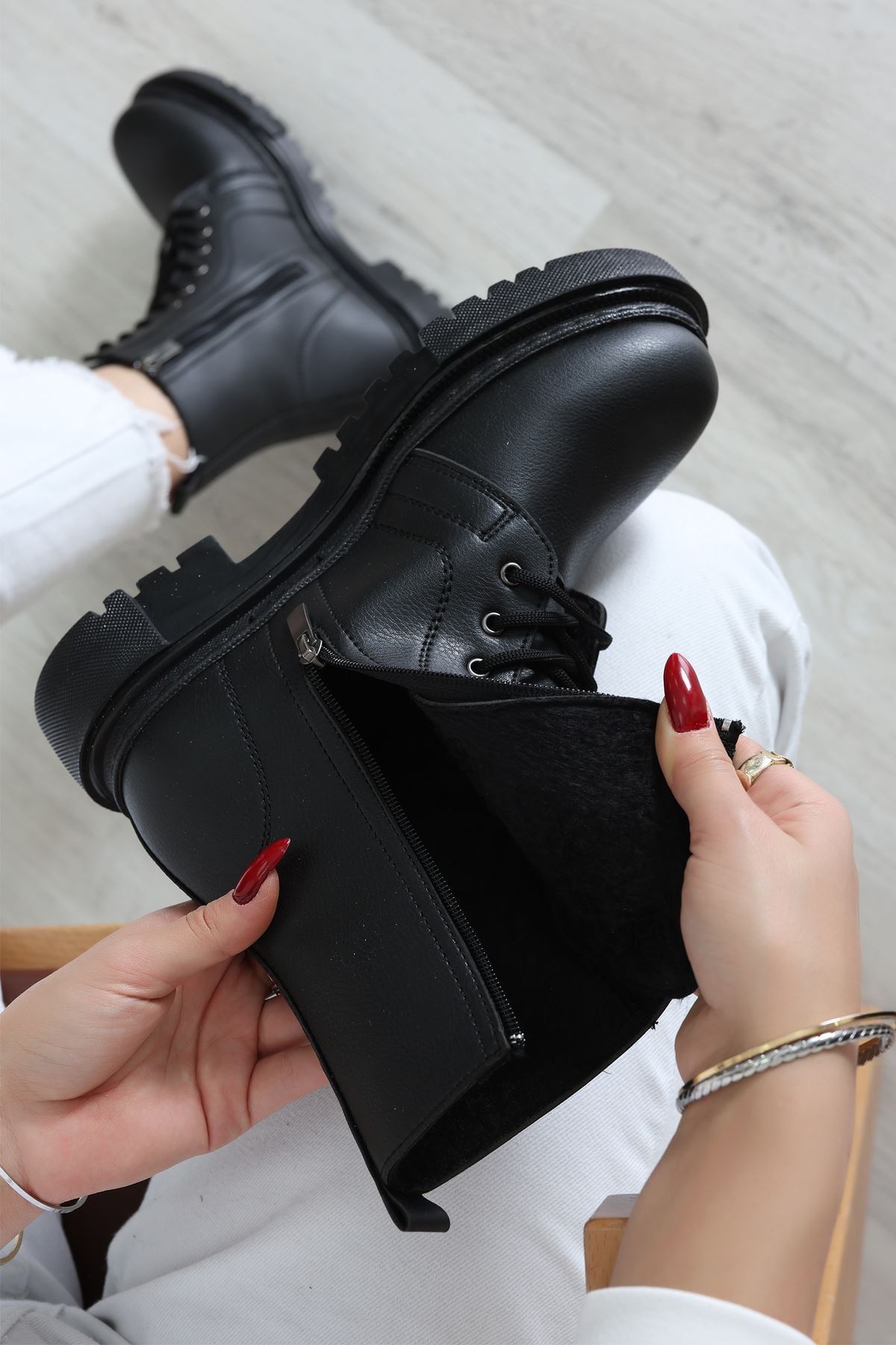 Bağcıklı Postal Bot Siyahderi - 31837.264.