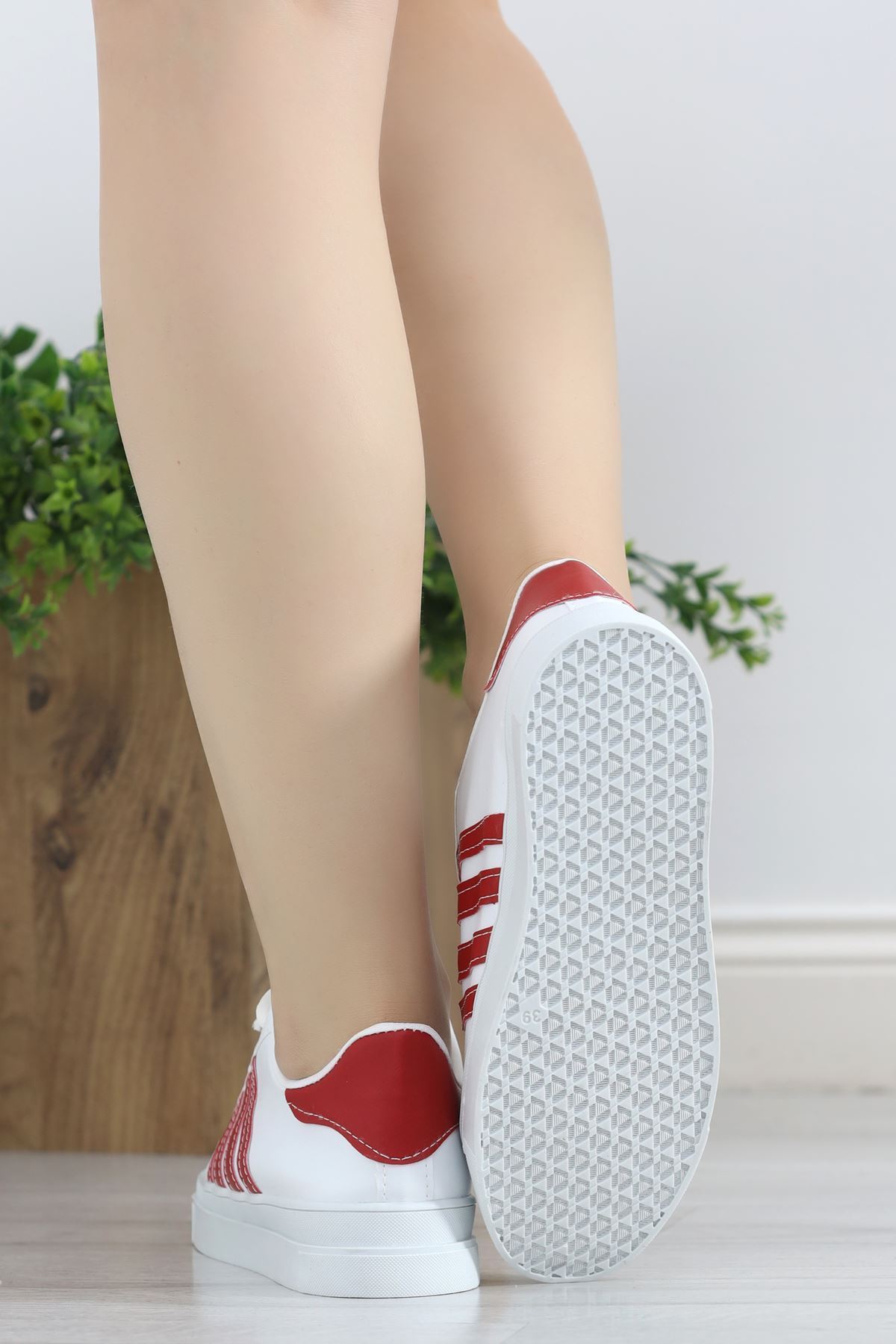 Günlük Ayakkabı Beyazkırmızı - 9151.264.