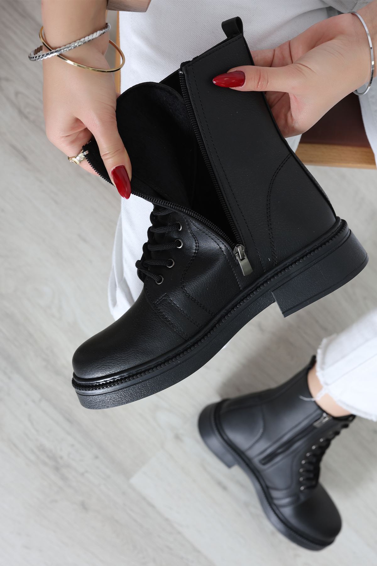 Bağcıklı Postal Bot Siyahderi - 31838.264.