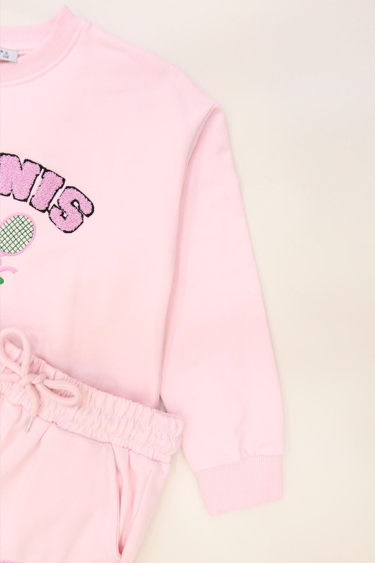 6-9 Yaş Şardonlu Yumoş Kumaş Takım Açıkpembe - 6264361.1576.