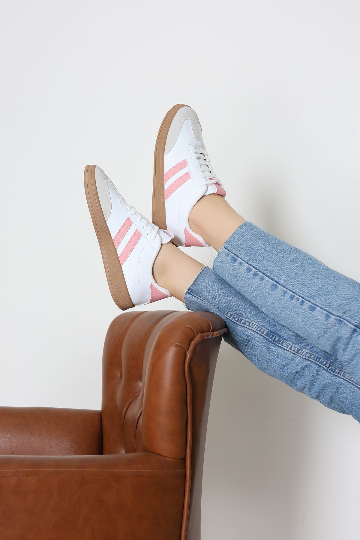 Spor Günlük Ayakkabı Pembebeyaz - 31680.264.