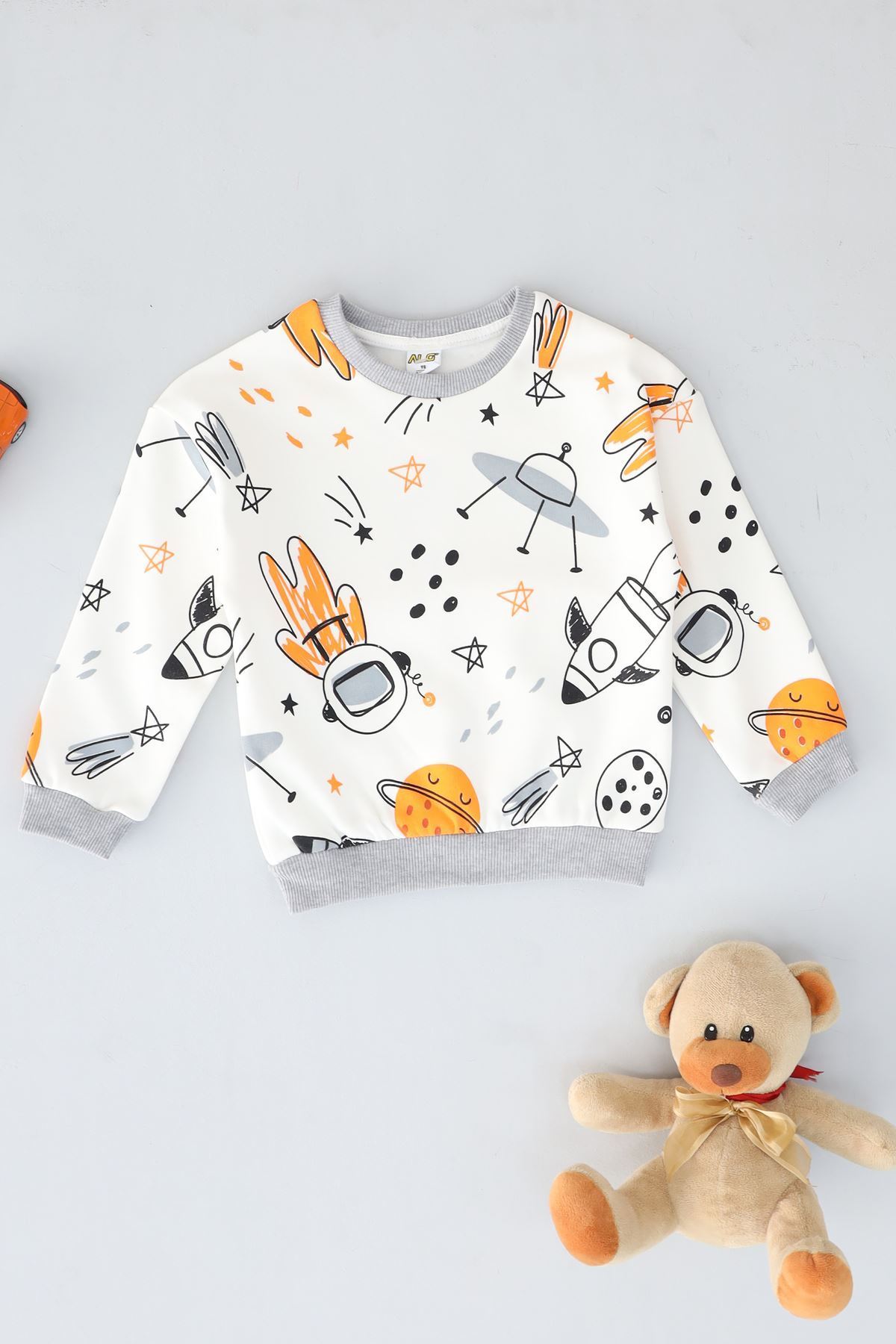 3-7 Yaş Çocuk Sweat Gri - 225531.1576.