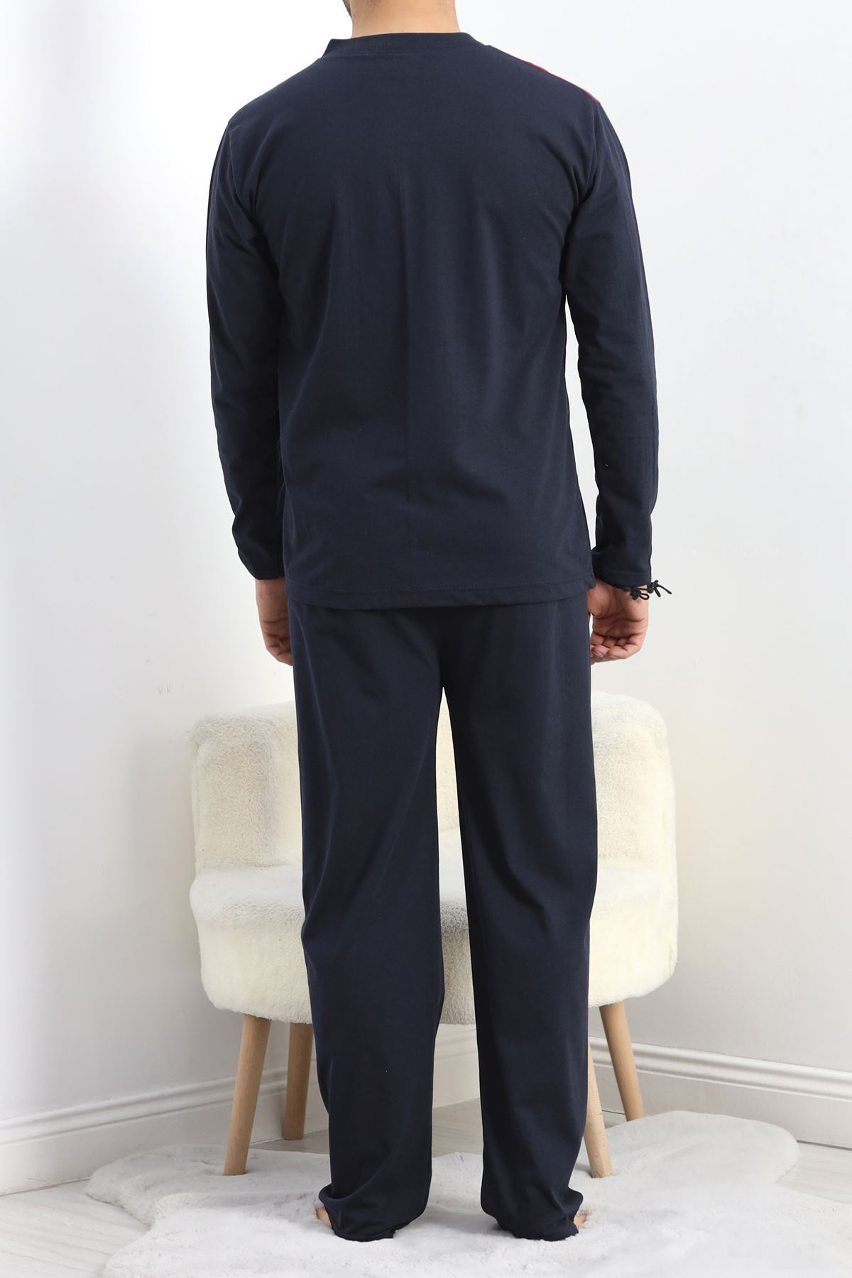 Süprem Erkek Pijama Takımı Lacivert - 20833.1838.