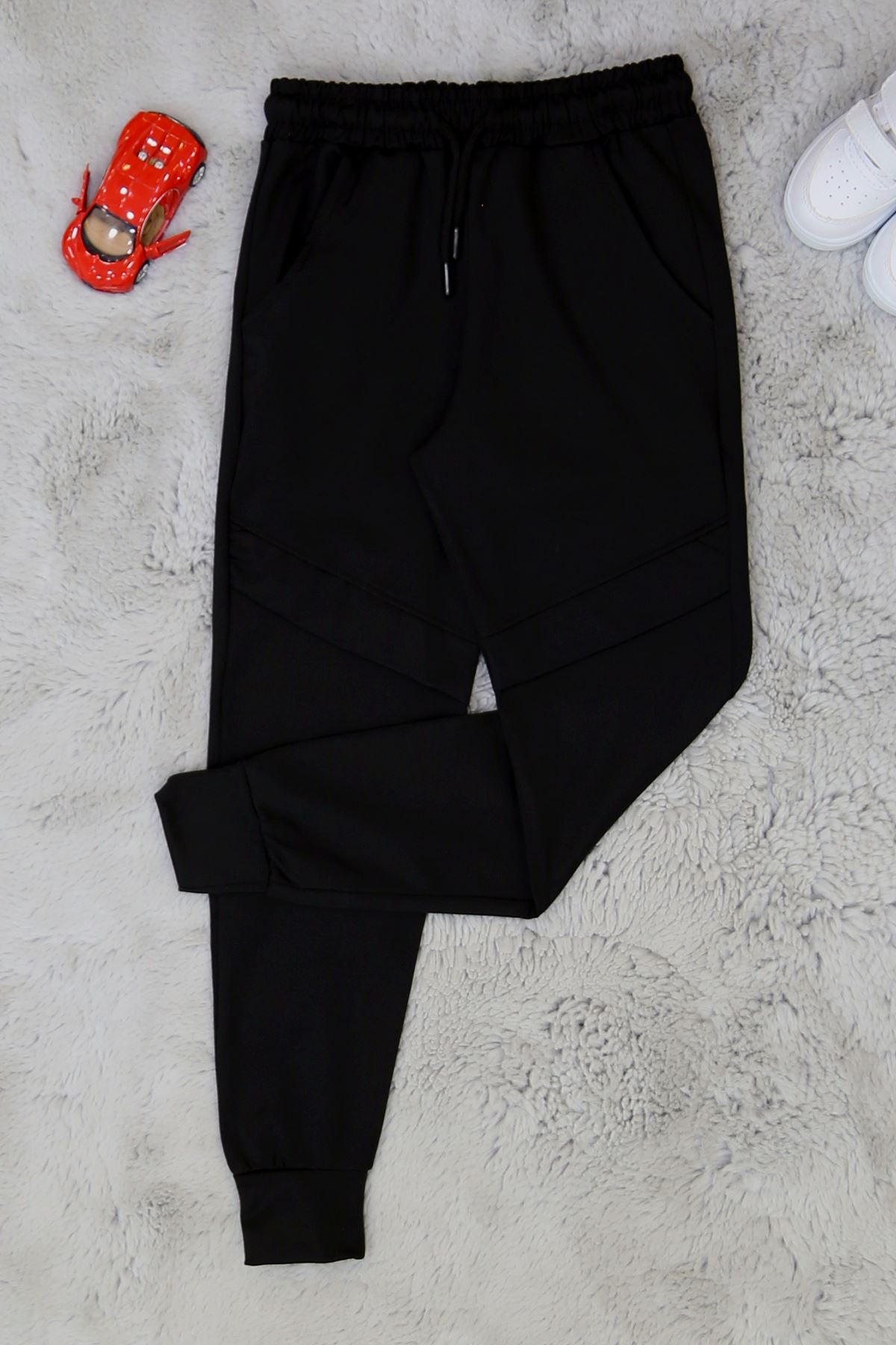 8-16 Yaş Dalgıç Eşofman Altı Siyah - 50943.2066.