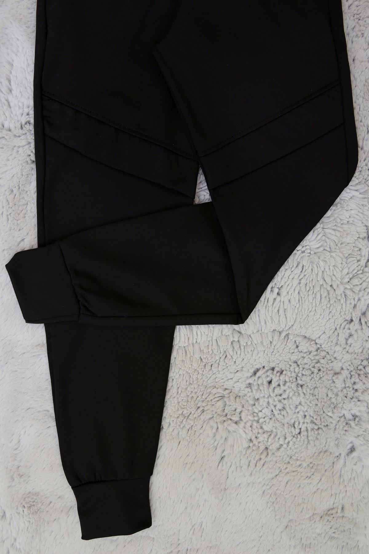 8-16 Yaş Dalgıç Eşofman Altı Siyah - 50943.2066.