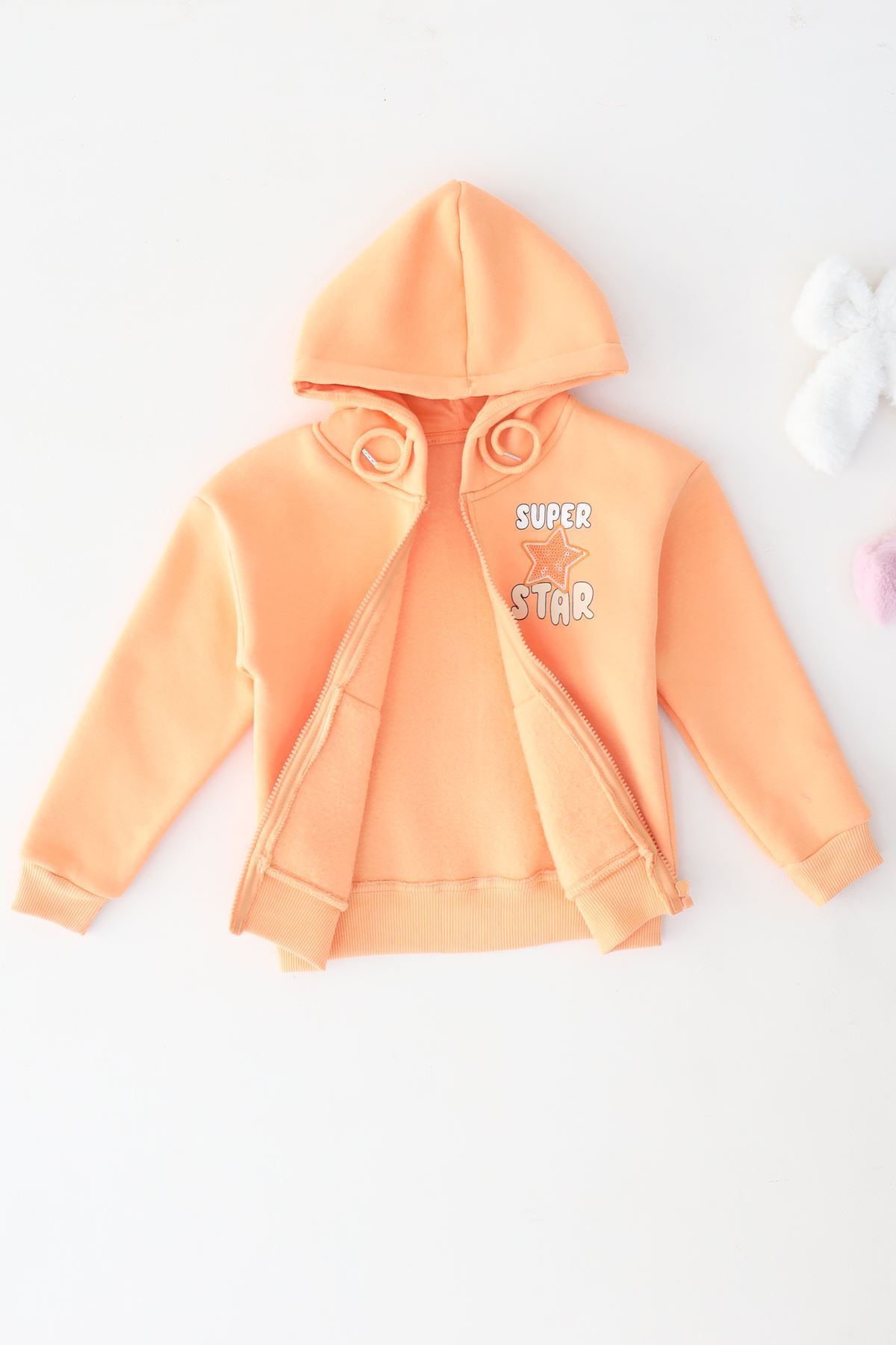 5-8 Yaş Çocuk Sweat Oranj - 6264345.1576.