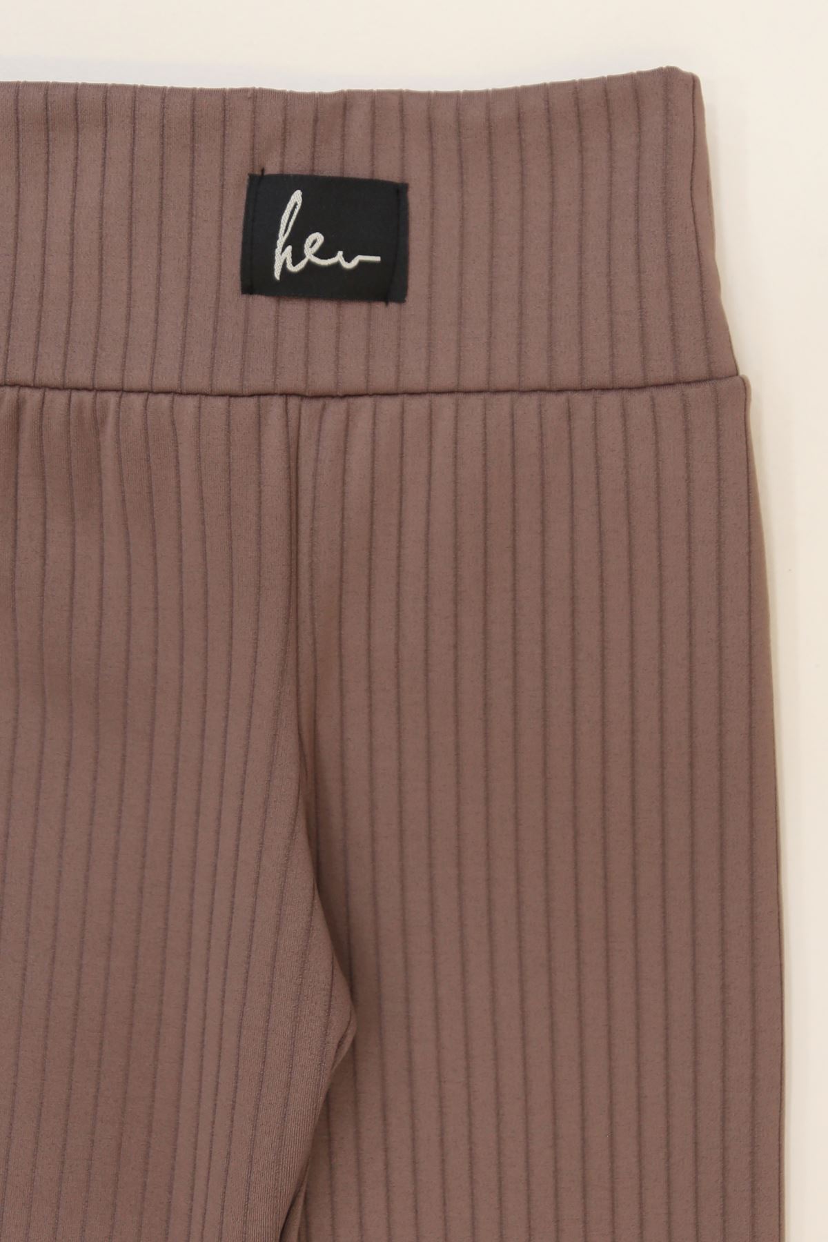 3-12 Yaş Şardonlu Fitilli Çocuk Tayt Kahve - 52089.1780.