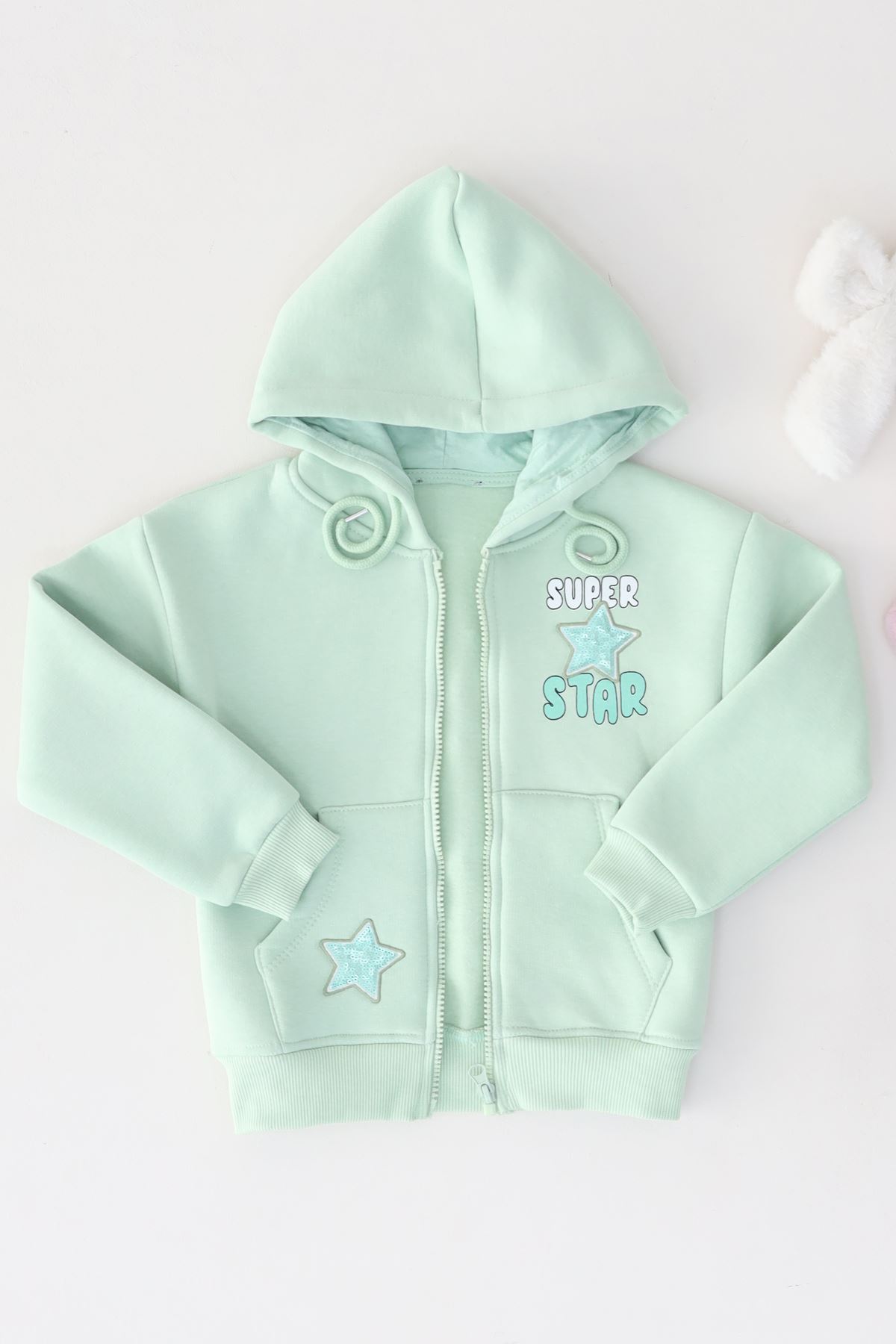 5-8 Yaş Çocuk Sweat Yeşil - 6264345.1576.