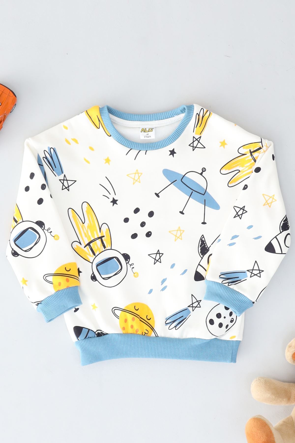 3-7 Yaş Çocuk Sweat Mavi - 225531.1576.