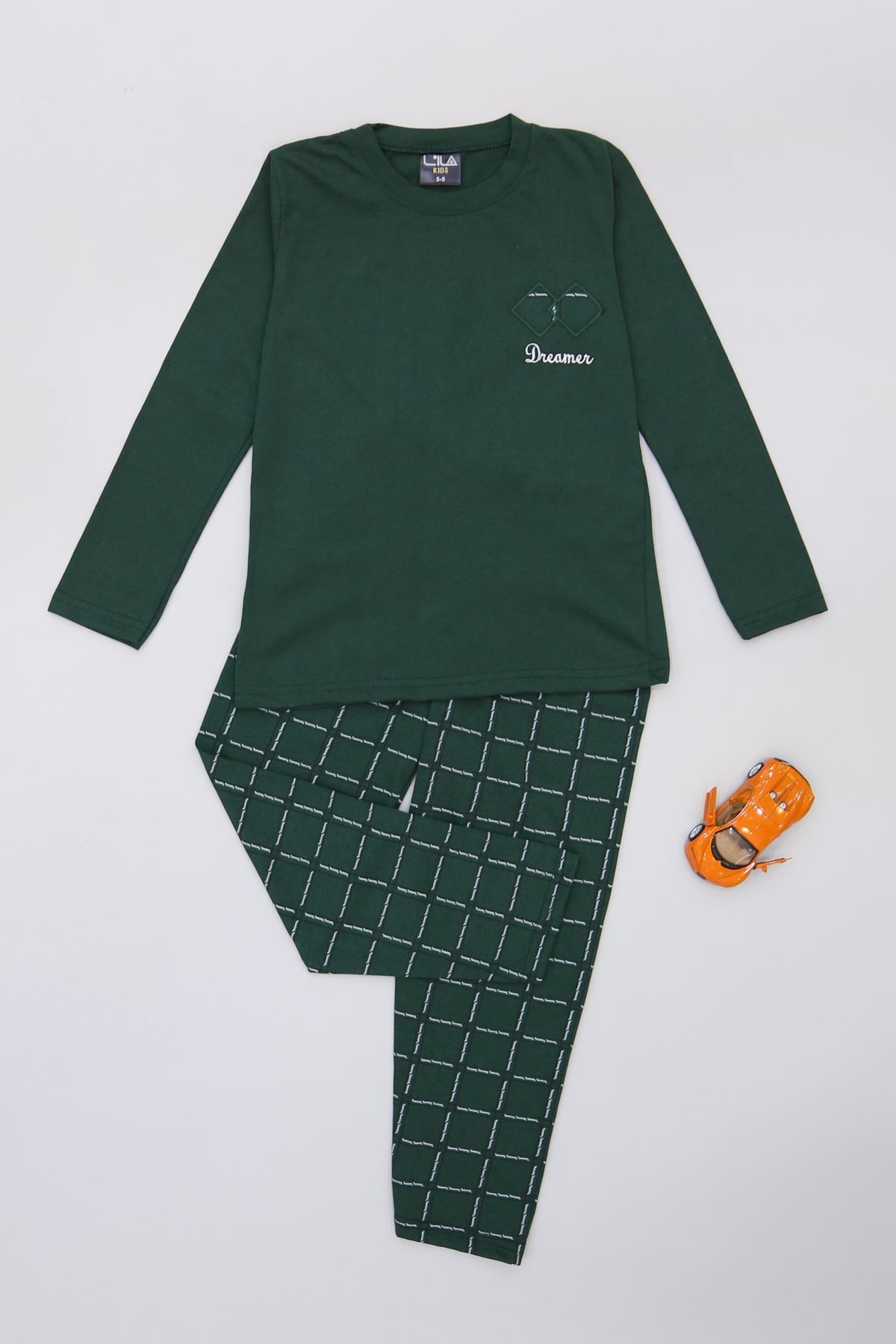 5-12 Yaş Süprem Pijama Takımı Zümrüt - 52091.1048.