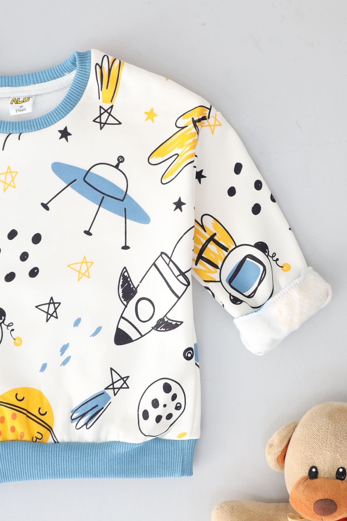 3-7 Yaş Çocuk Sweat Mavi - 225531.1576.