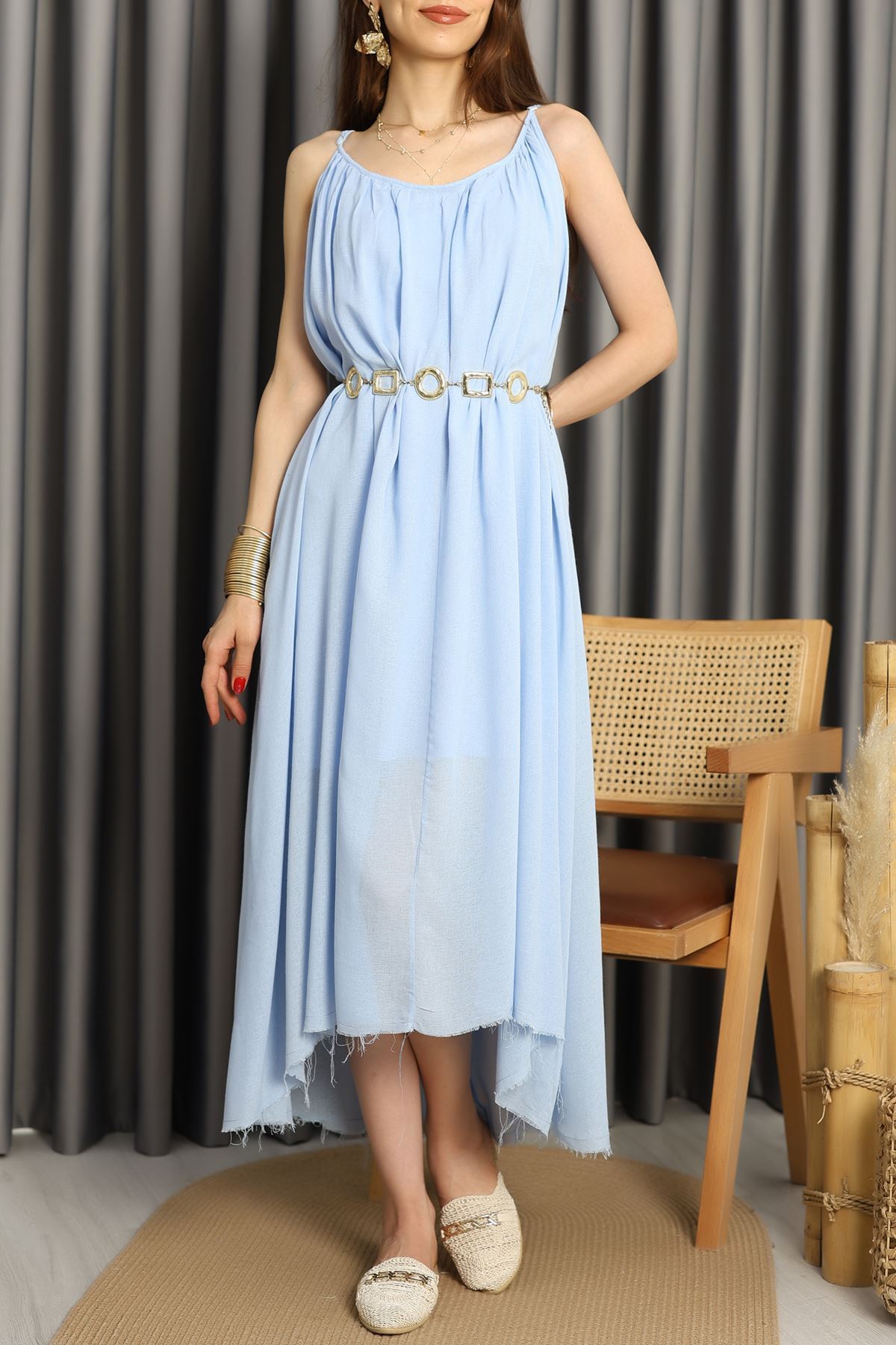 İp Askılı Salaş Elbise Bebemavi - 70473.1353.