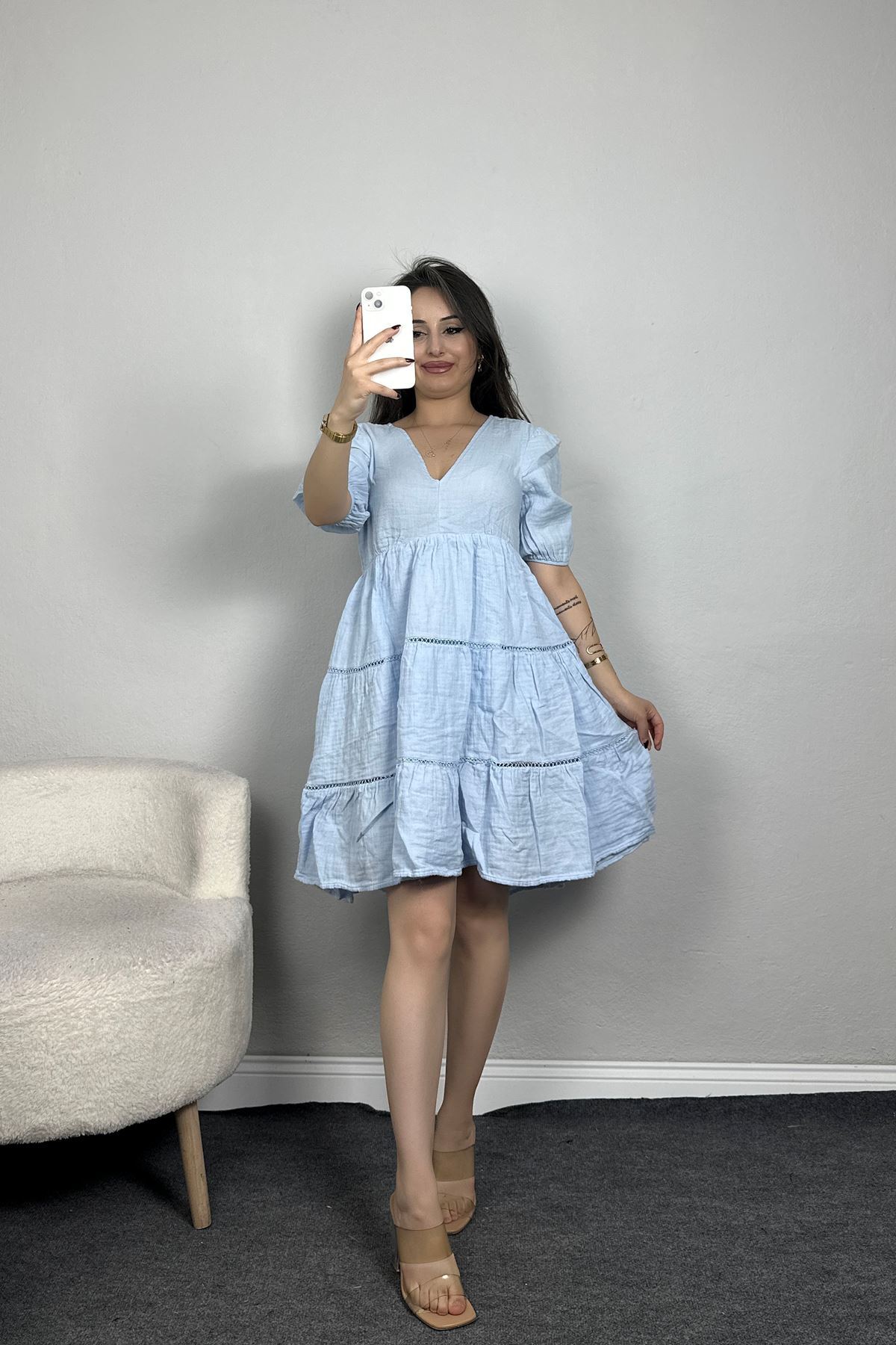 Müslin Elbise Bebemavi - 41569.308.