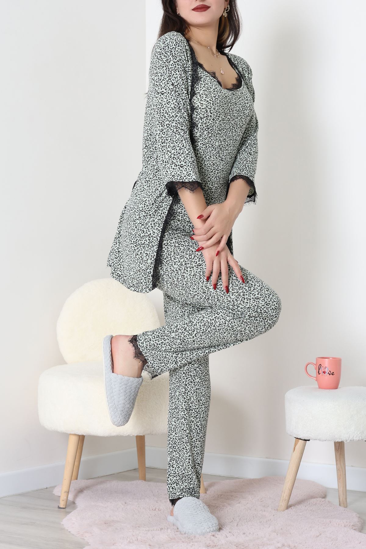 3'Lü Pijama Seti Mintleo - 52170.2123.