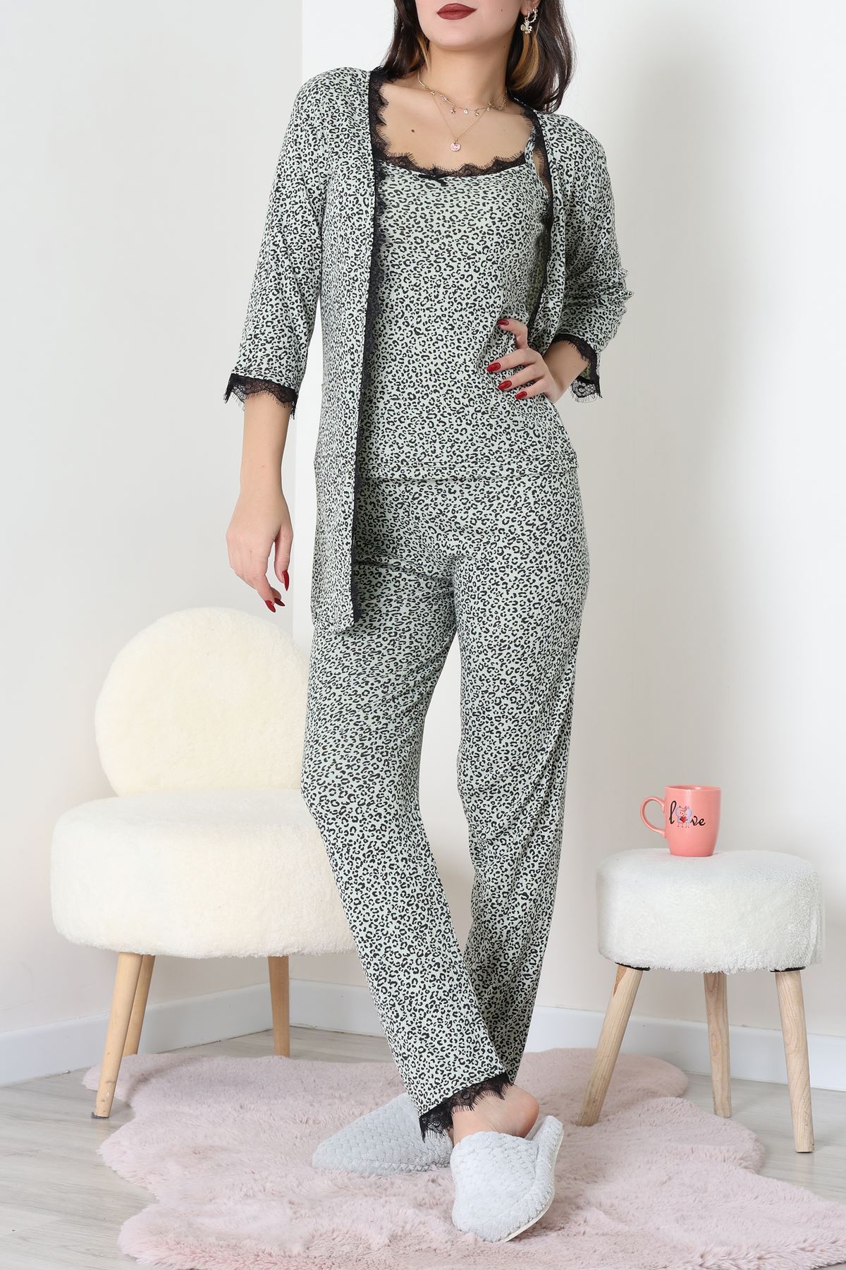 3'Lü Pijama Seti Mintleo - 52170.2123.