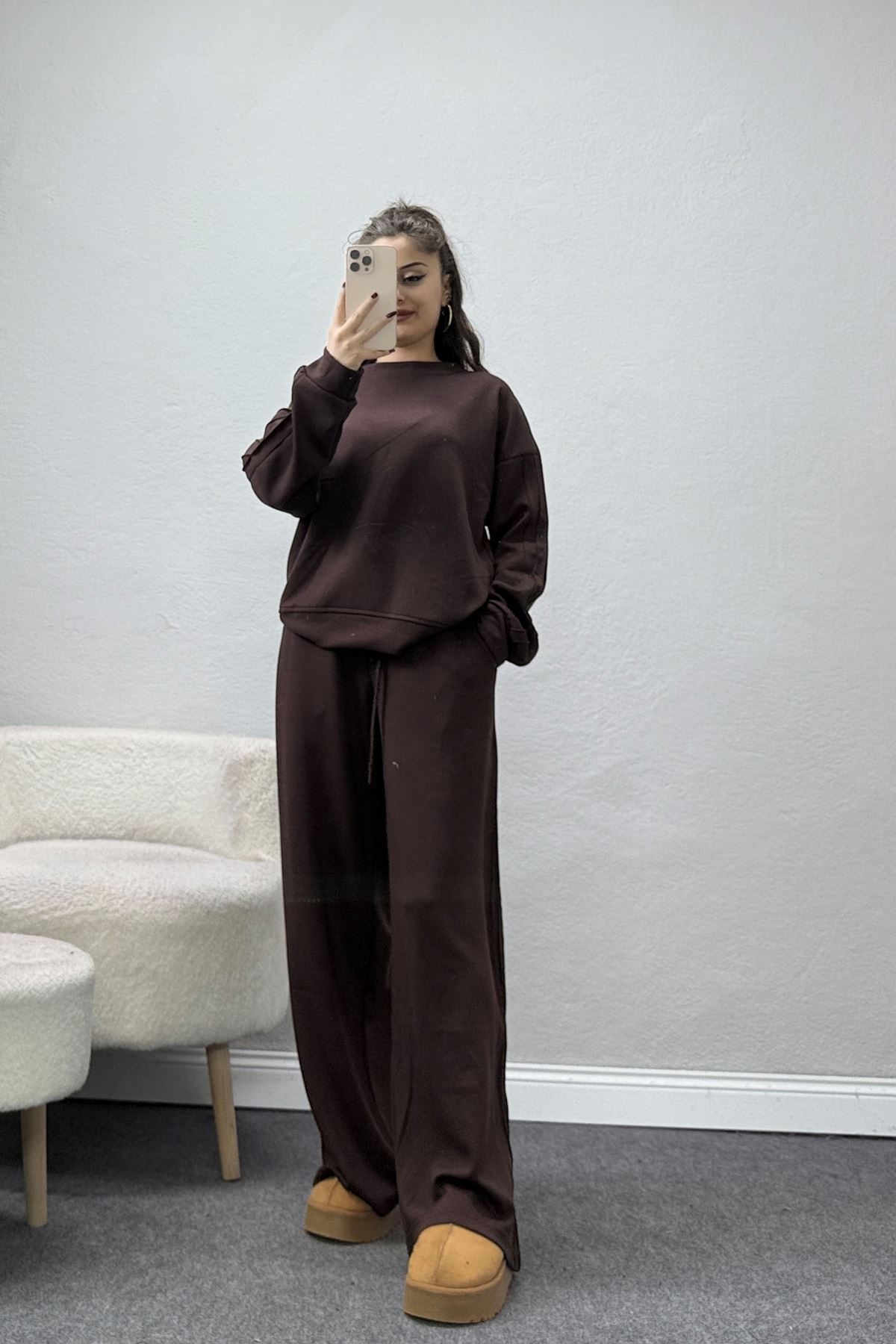 Kendinden Şeritli Takım Acıkahve - 4125.1247.