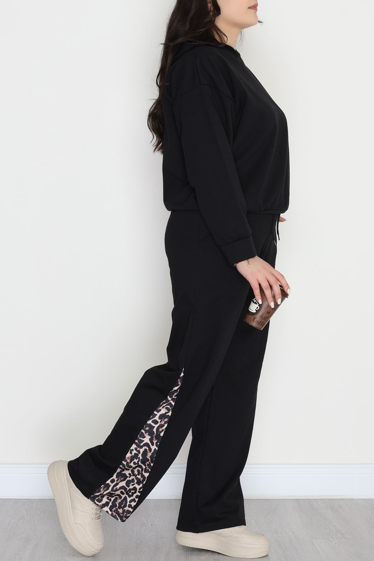 Büyük Beden 2 İplik Eşofman Takımı Siyah - 50962.1005.