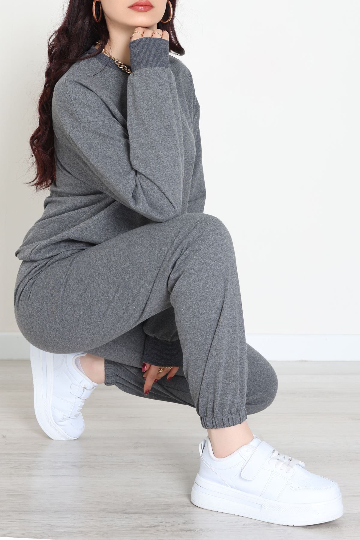 Armalı Eşofman Takımı Füme - 20087.1857.