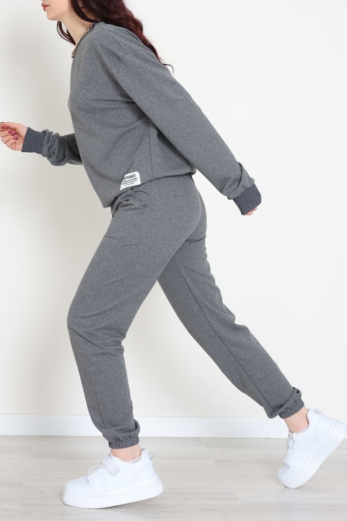 Armalı Eşofman Takımı Füme - 20087.1857.