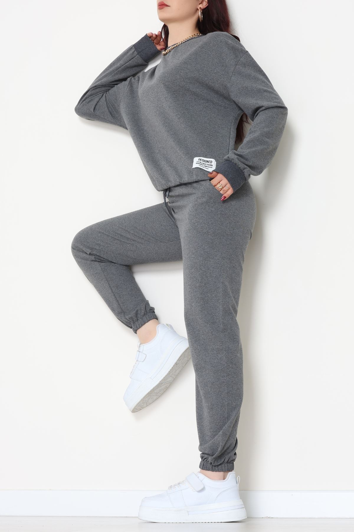 Armalı Eşofman Takımı Füme - 20087.1857.