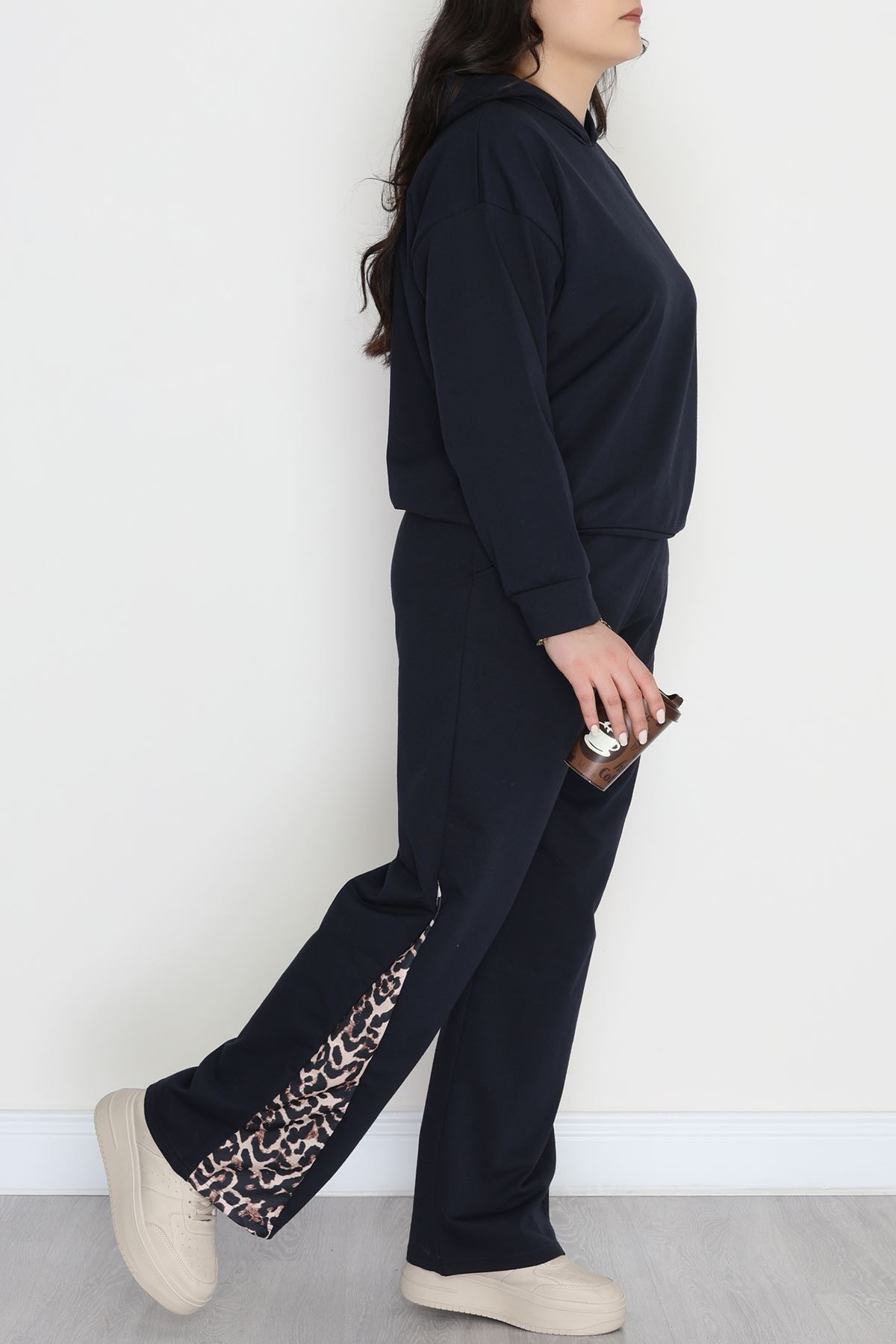 Büyük Beden 2 İplik Eşofman Takımı Lacivert - 50962.1005.