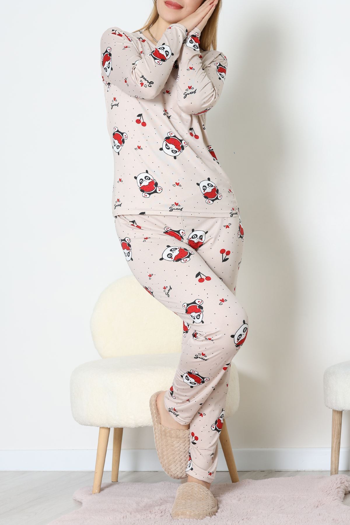 Milan Pijama Takımı Bej - 55010.1567.