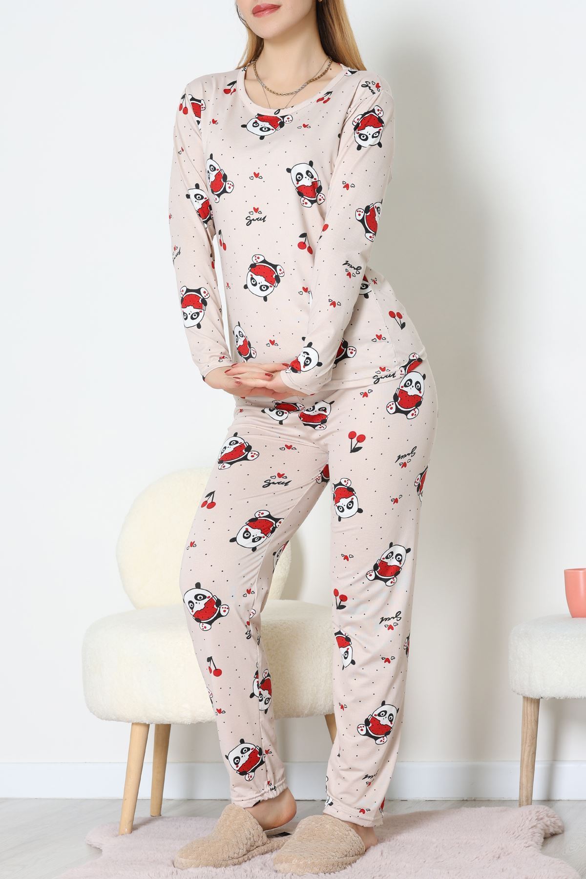 Milan Pijama Takımı Bej - 55010.1567.