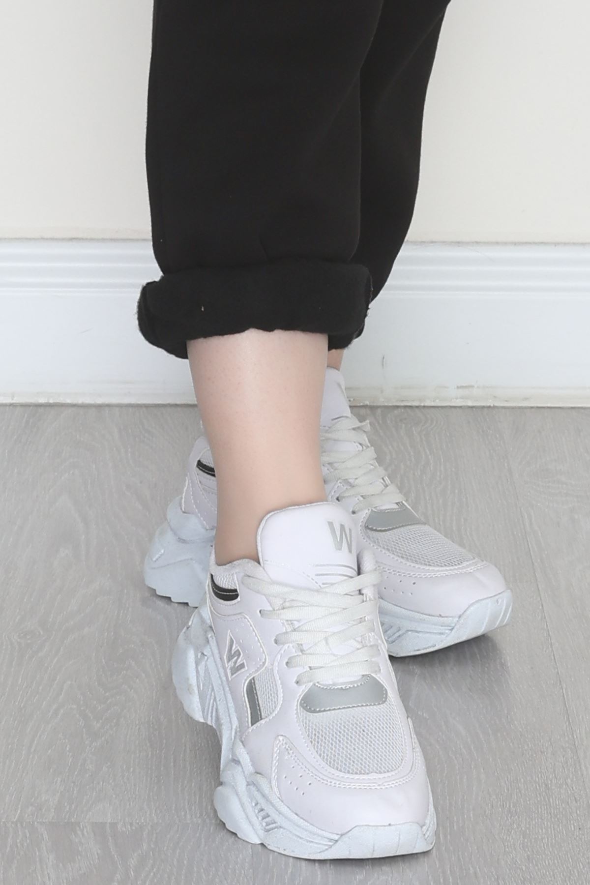 Üç İplik Crop Eşofman Takımı Siyah - 70778.1878.