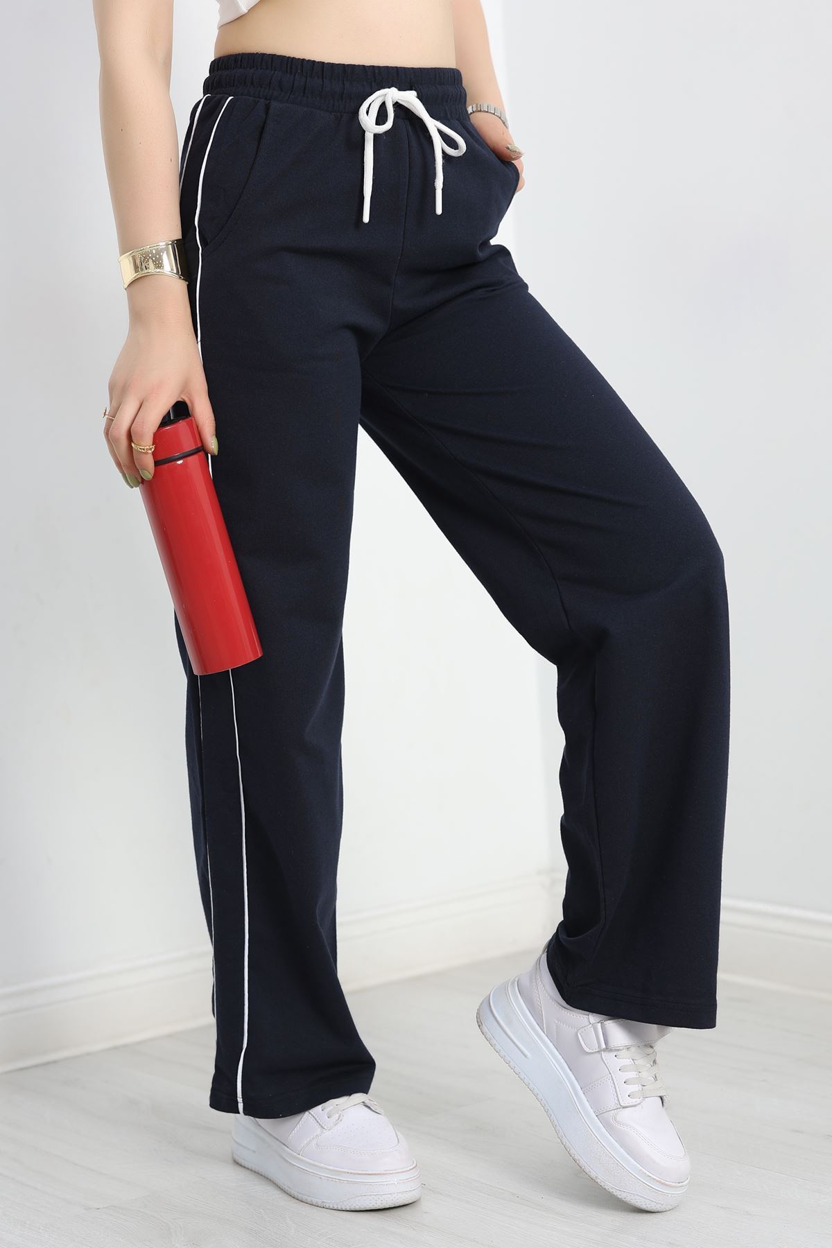 Biyeli Eşofman Altı Lacivert - 50662.1005.