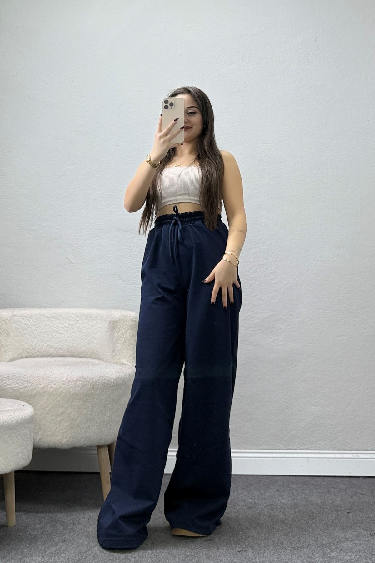 2 İplik Eşofman Altı Lacivert - 52027.1857.