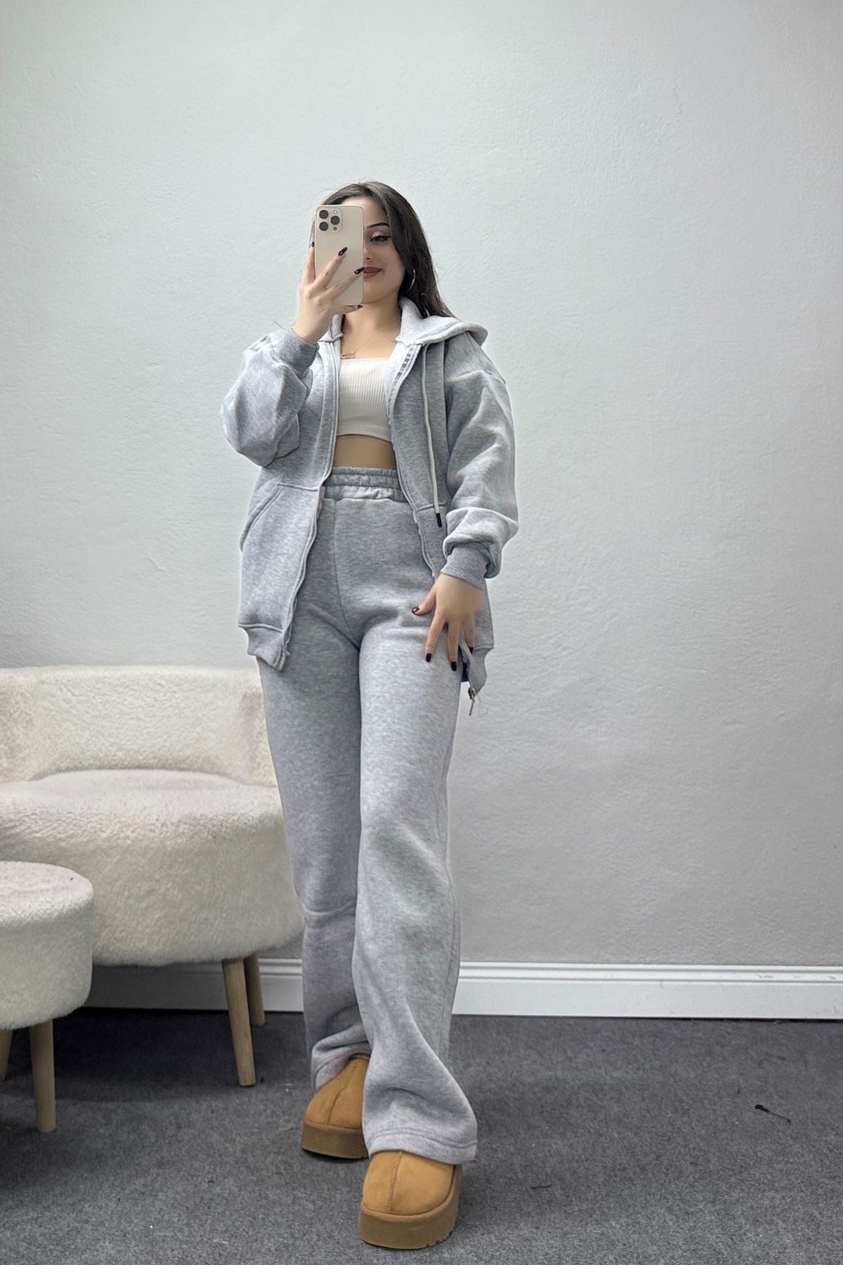 3 İplik Takım Açıkgri - 20254.1878.