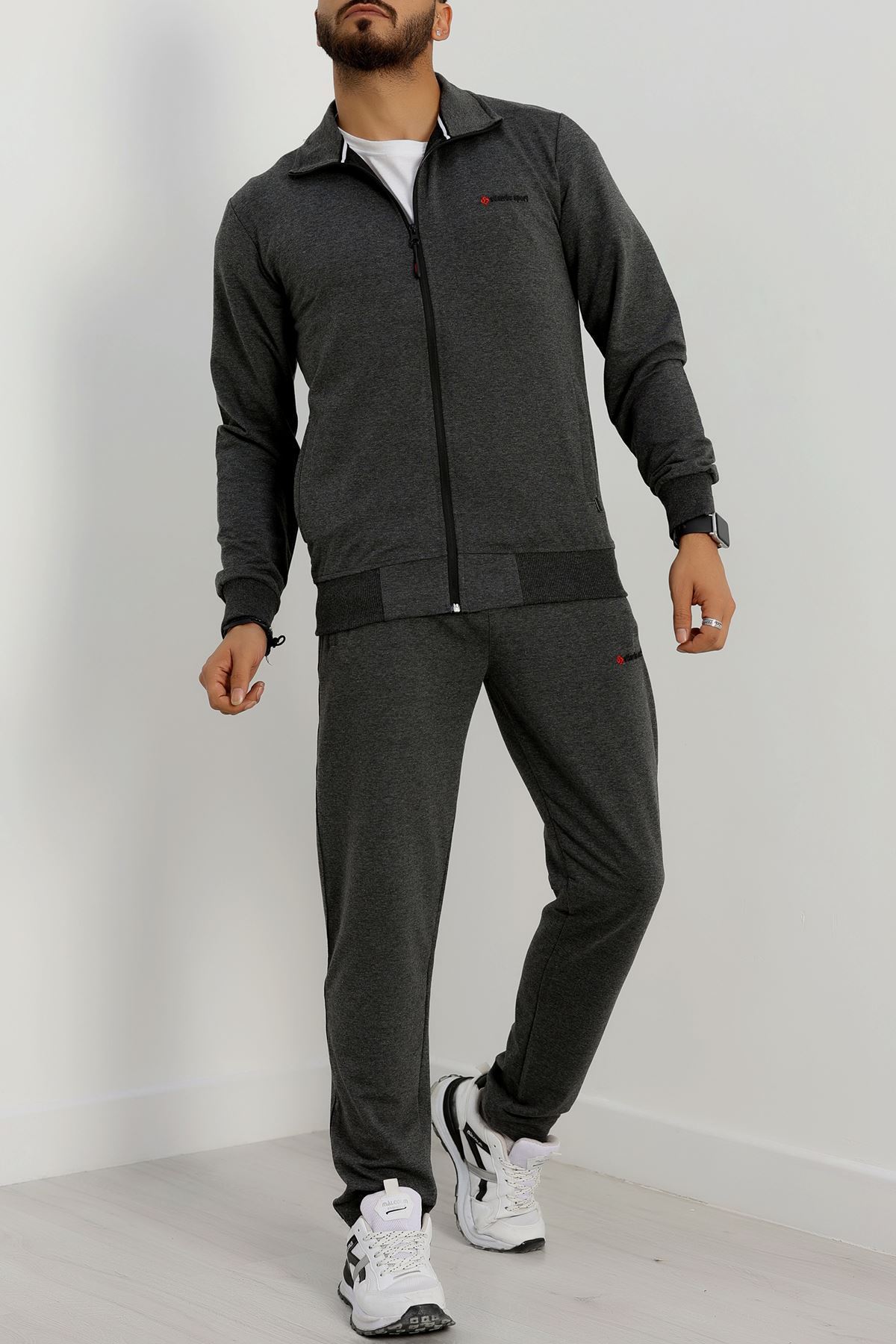 Kompakt 2 İplik Erkek Eşofman Takımı Füme - 42155.1937.