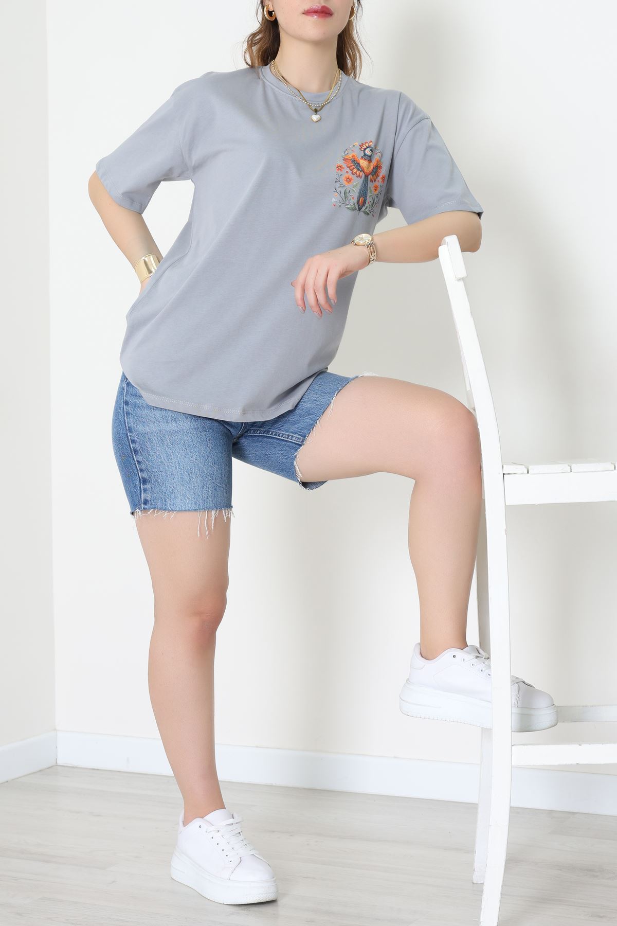 Kompakt Penye Unisex Tişört Grituruncu - 55064.1872.