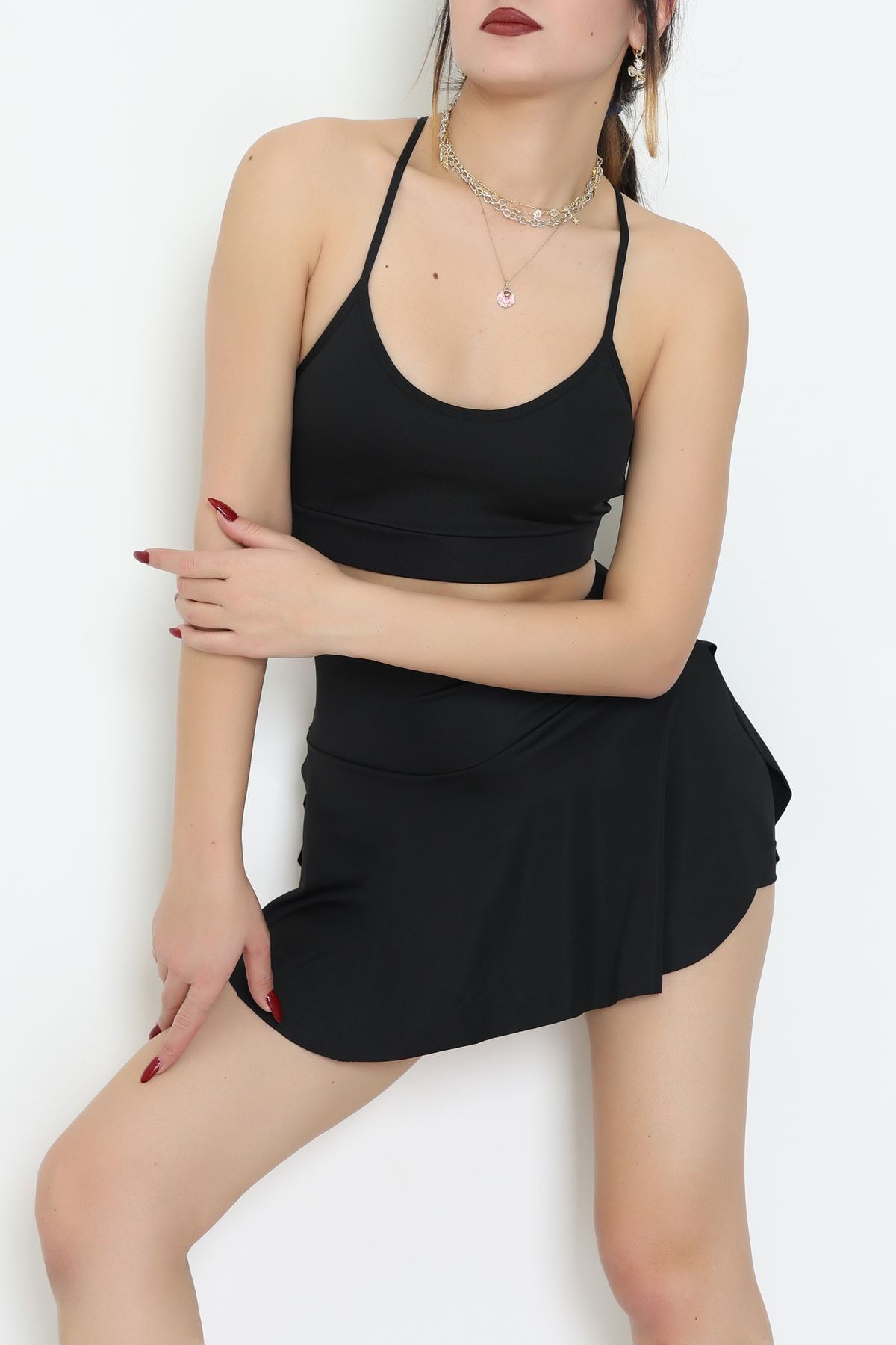 İp Askılı Kaplı Büstiyer Siyah - 70850.125.